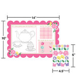 Floral Tea Party Activity Mat (8)