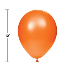 12" Sunkissed Orange Latex Balloons (15)