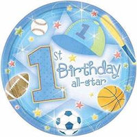 First Birthday All Star Cake Plates (18)