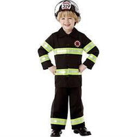 Boys Reflective Firefighter Costume - Toddler (3-4)