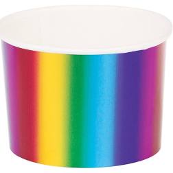 Rainbow Foil Treat Cups (6)