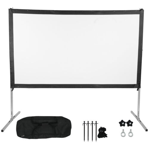 100" Projector Screen with Stand In/Outdoor  - (Rental)