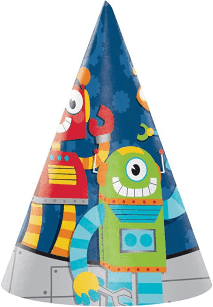 Robot Party Hats (8)