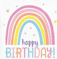 Happy Rainbow Cake Napkins (16)