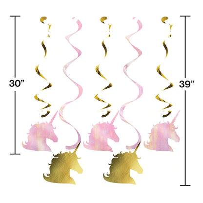 Unicorn Sparkle Dizzy Danglers (5)