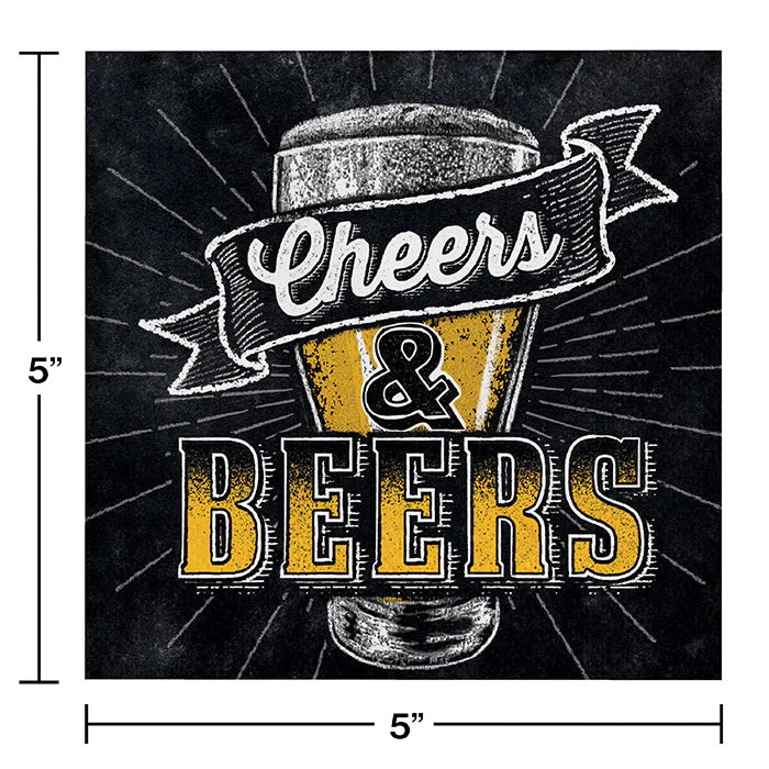 Cheers & Beers Cake Napkins (16)