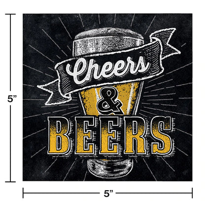 Cheers & Beers Cake Napkins (16)