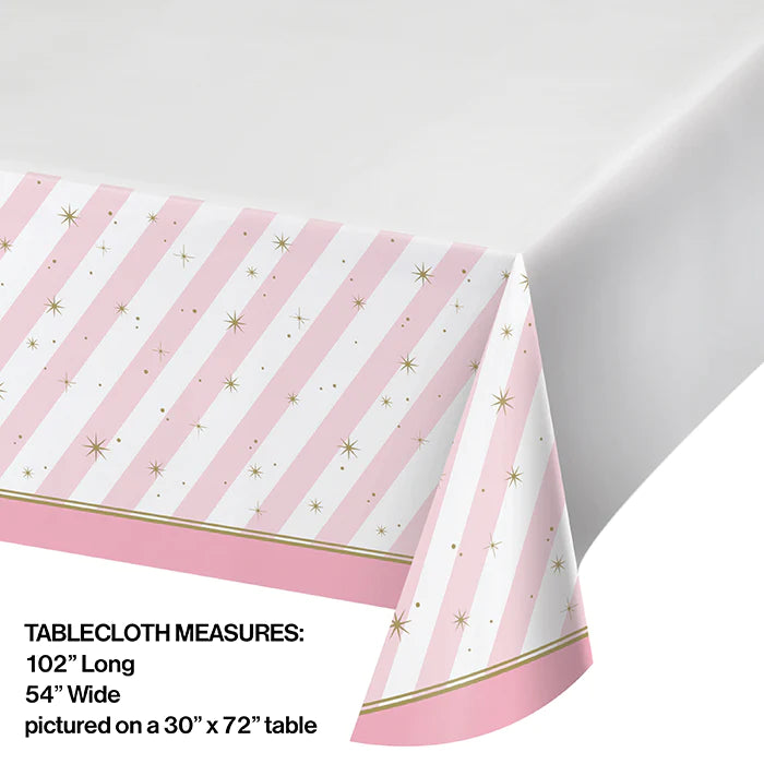 Twinkle Toes Table Cover - Plastic