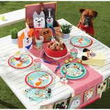 Dog Party Table Cover - Plastic