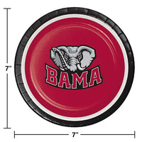 University of Alabama Cake Plates (8)