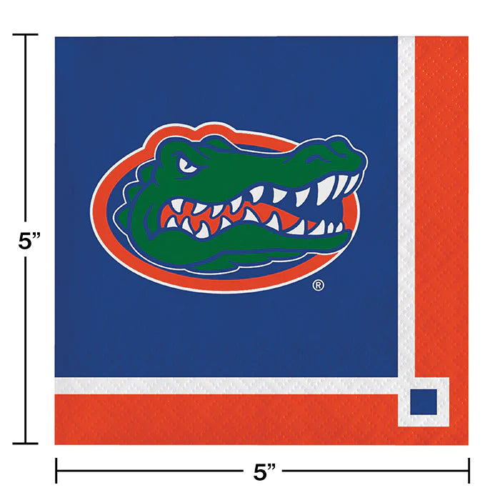 University of Florida Cake Napkins - 20 pack