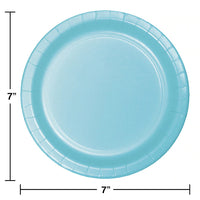 Pastel Blue Cake Plates (8)