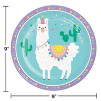 Llama Party Lunch Plates (8)