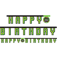 Gaming Party Birthday Banner