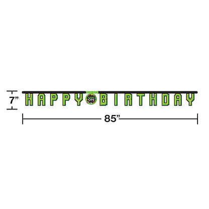 Gaming Party Birthday Banner