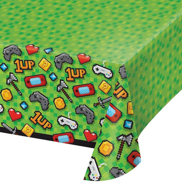 Gaming Party Table Cover - Plastic
