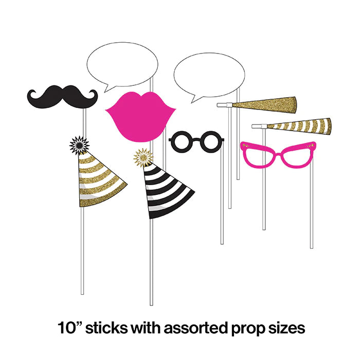 Black and Gold Photo Props (10)