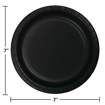 Black Velvet Cake Plates (8)