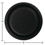 Black Velvet Cake Plates (8)