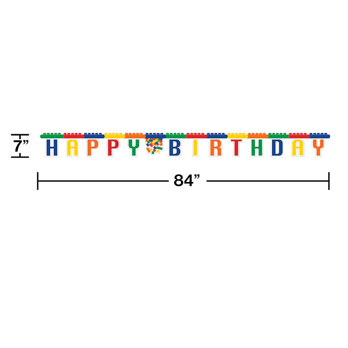 Block Party Birthday Banner