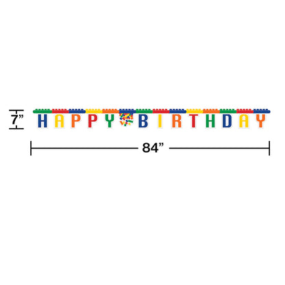 Block Party Birthday Banner