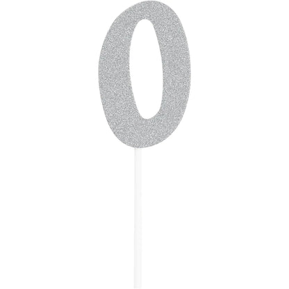 Cake Topper - Silver 0