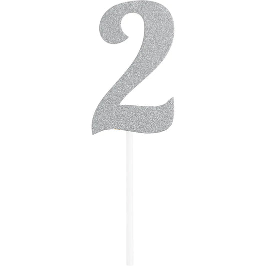 Cake Topper - Silver 2