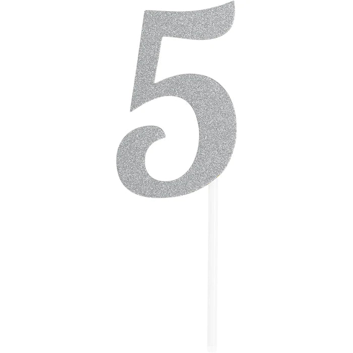 Cake Topper - Silver 5