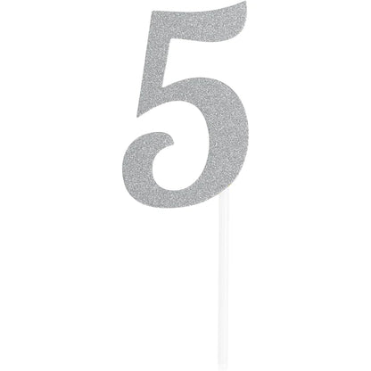 Cake Topper - Silver 5