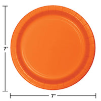 Sunkissed Orange Cake Plates (8)