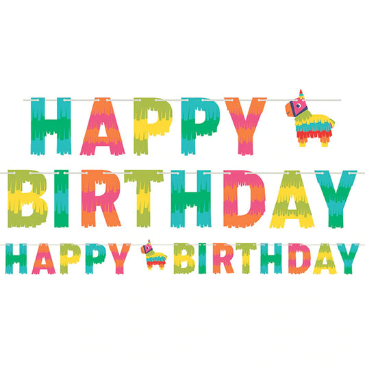 Fiesta Fun Birthday Banner