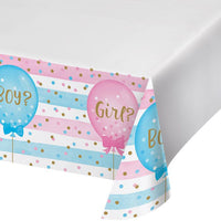 Gender Reveal Table Cover - Plastic