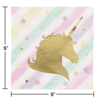 Unicorn Sparkle Cake Napkins (16)