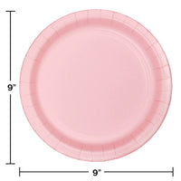 Classic Pink Lunch Plates (8)