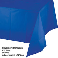 Thin - Cobalt Blue Table Cover - Plastic