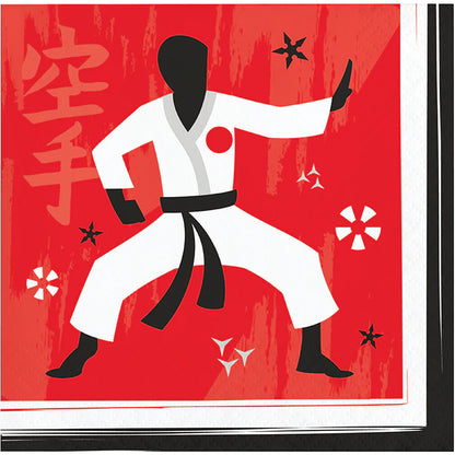 Karate Party Cake Napkins (16)
