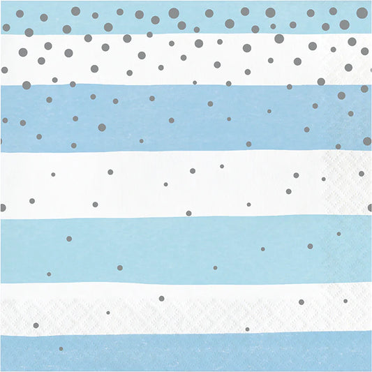 Blue Celebration Lunch Napkins (16)