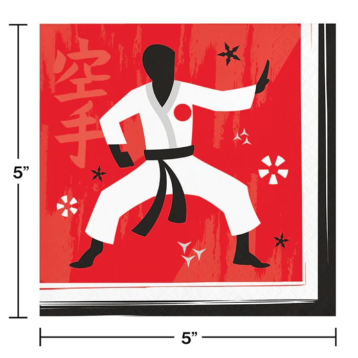 Karate Party Cake Napkins (16)