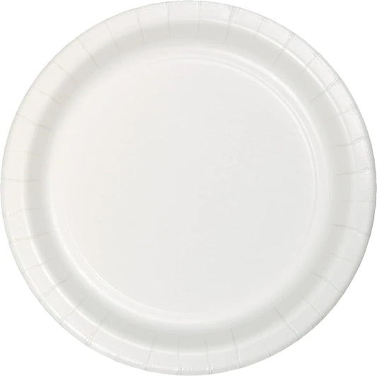 White Lunch Plates (8)