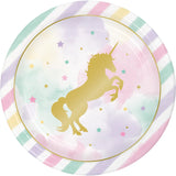 Unicorn Sparkle Lunch Plates (8)