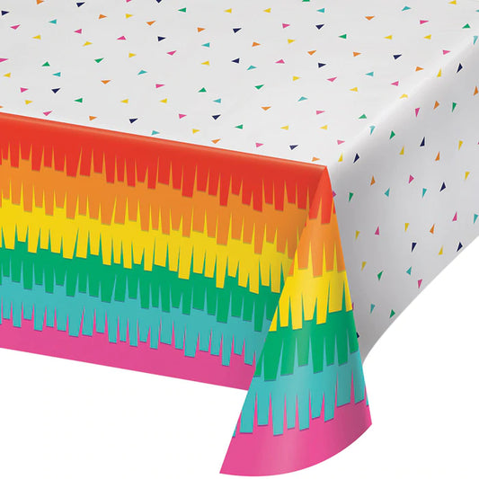 Fiesta Fun Table Cover - Plastic