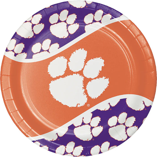 Clemson University Lunch Plates (8)