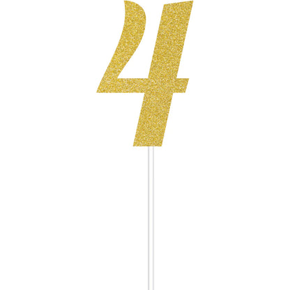 Cake Topper - Gold 4