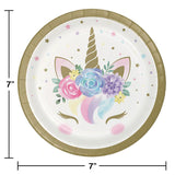 Unicorn Baby Cake Plates (8)