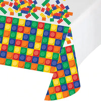 Block Party Table Cover - Plastic