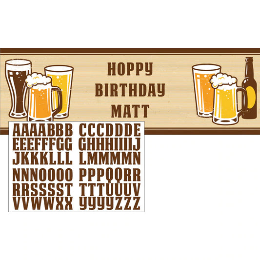 Cheers & Beers Giant DIY Banner
