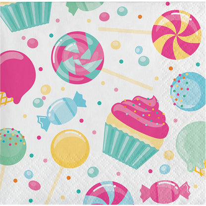 Candy Bouquet Cake Napkins (16)