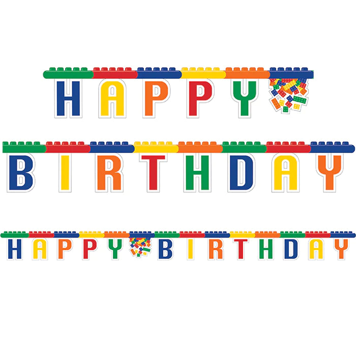 Block Party Birthday Banner