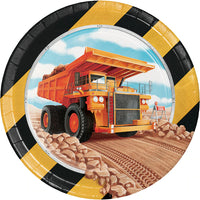 Big Dig Construction Cake Plates (8)