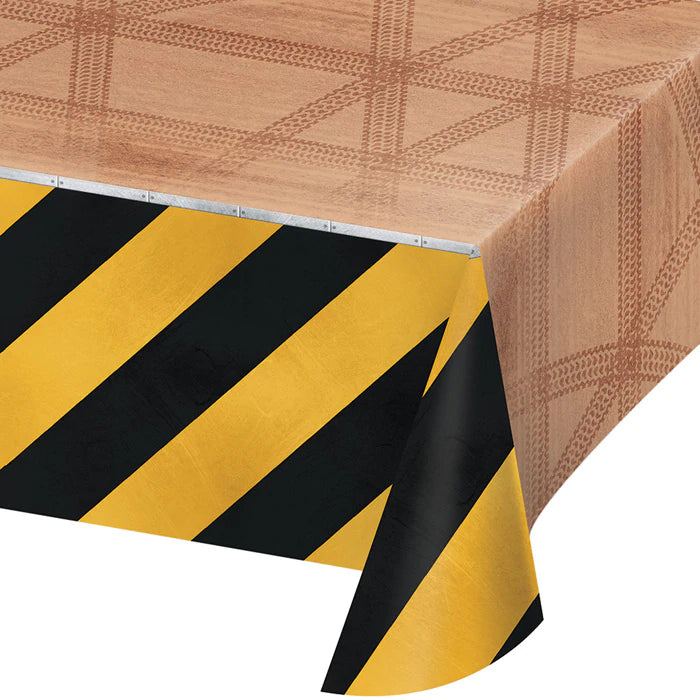 Big Dig Construction Table Cover - Plastic
